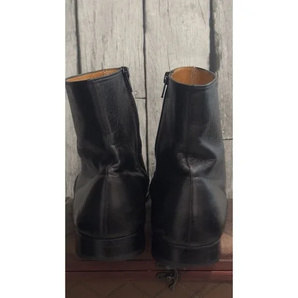 Magnanni Men’s Donosti Black Leather Side Zip Ankle Boots 12682 Sz 9.5 - Picture 4 of 9